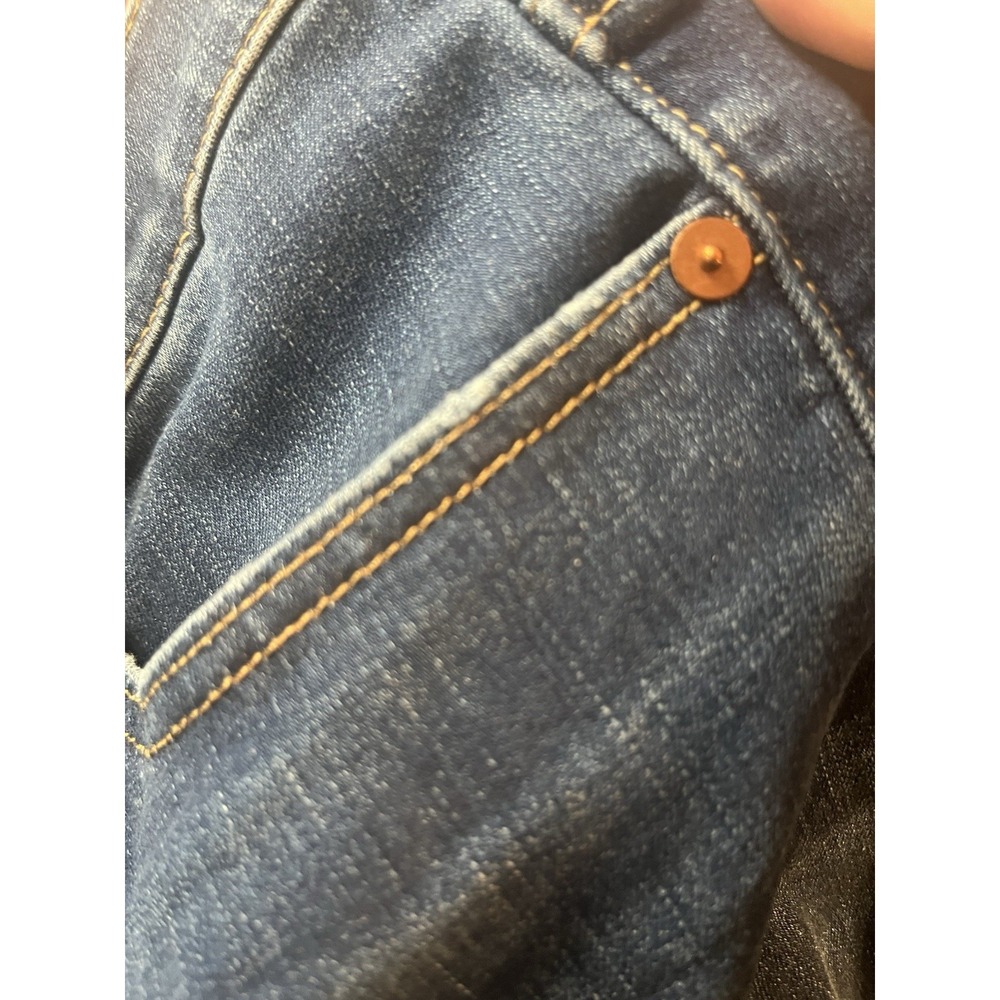 Madewell Cali Demi-Boot Jeans Womens 30 Blue Denim Stretch High Rise Medium Wash - Picture 10 of 10